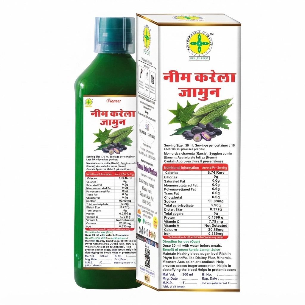 Neem Karela Jamun Juice