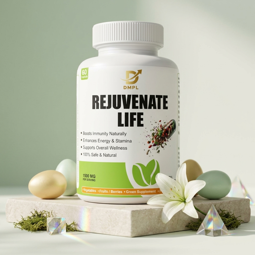 Rejuvenate Life – Natural Wellness Capsules (1500mg, 60 Capsules)